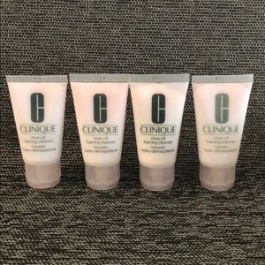 4X NEW travel-sized Clinique Foaming Cleanser